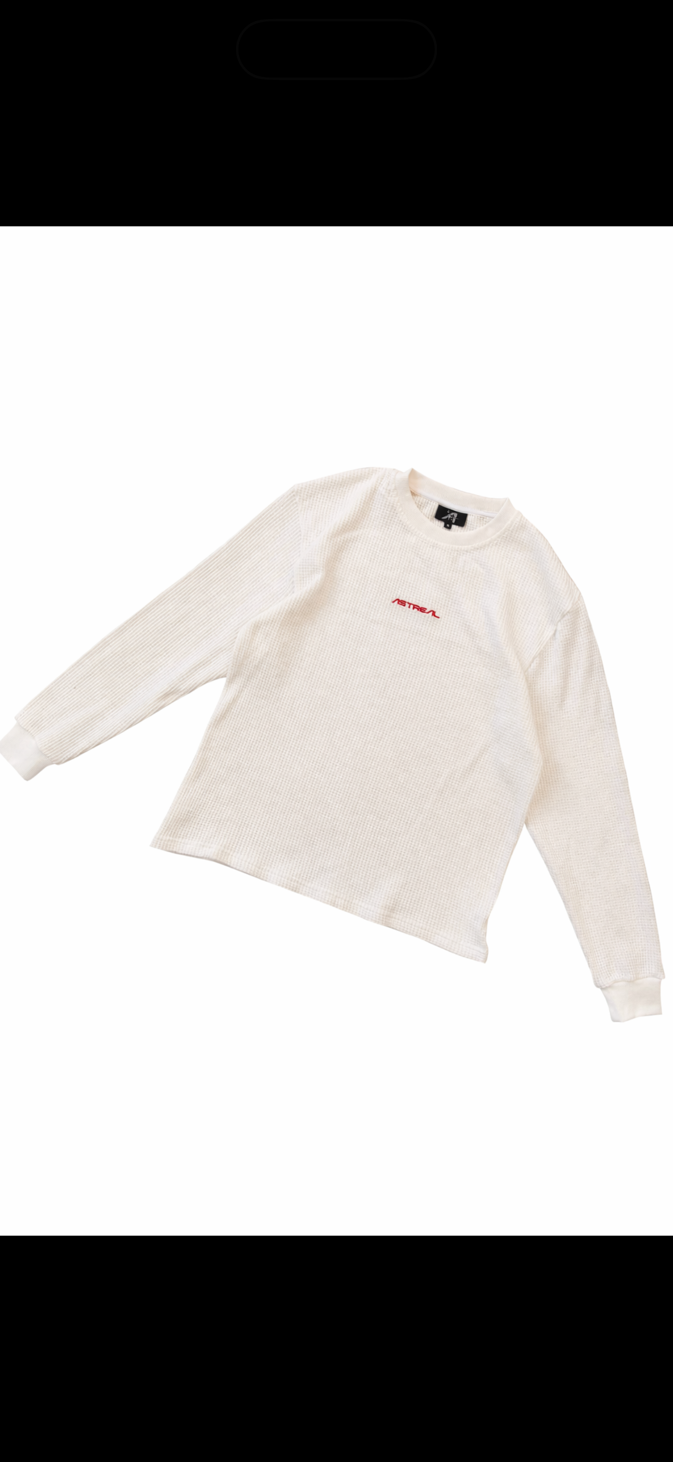 Novea white & red longsleeve